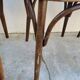 Set of 4 vintage Baumann style bistro restaurant chairs 1950s