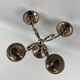 Chandelier chrome metal 4 lights