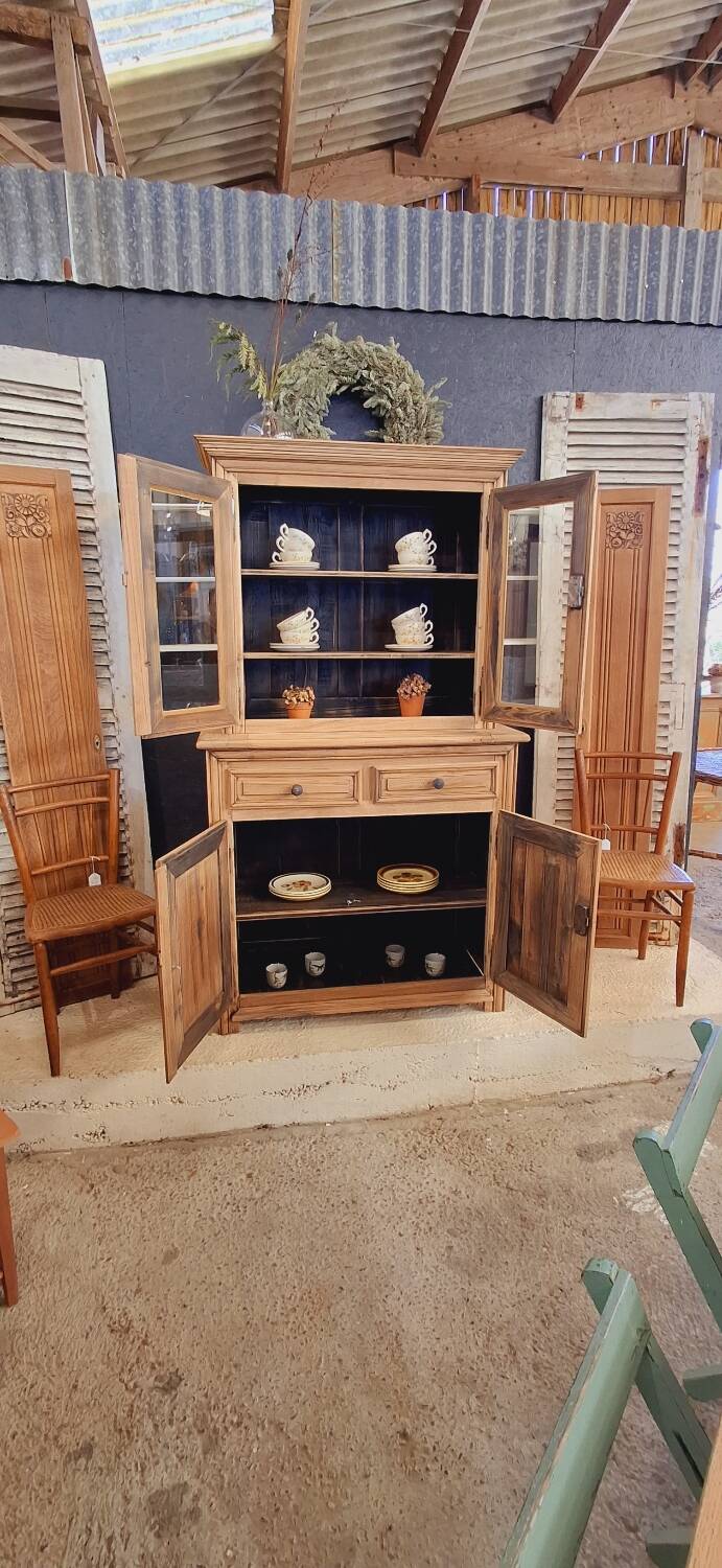 Antique two-body sideboard