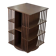 Rotating English library in wood veneer
