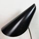 Vintage Black Table Lamp by Josef Hůrka for Napako, 1960s