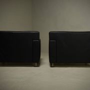 Pair of lounge chairs by Kunihide Oshinomi for Matteo Grassi 1980s