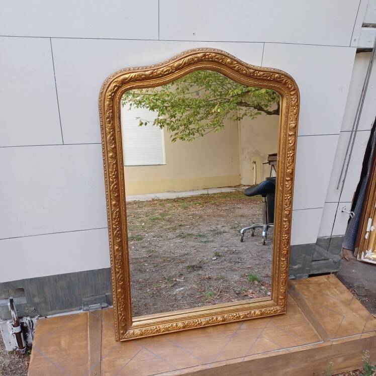 Cm x miroir louis-philippe dore ( 95cmx 65cm )