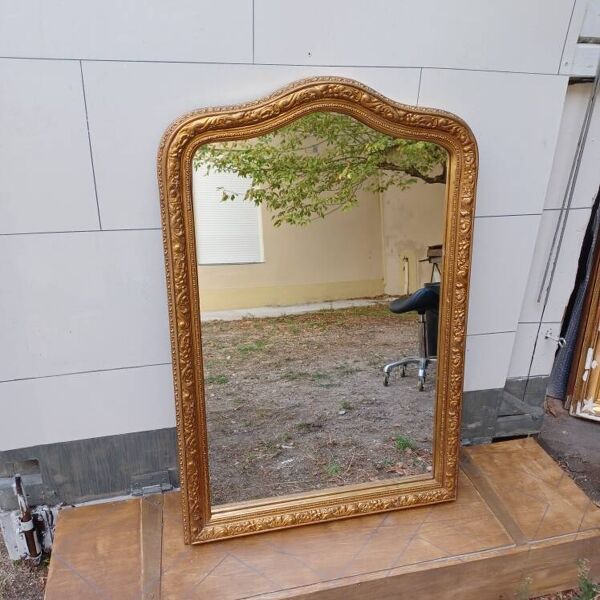 Cm x miroir louis-philippe dore ( 95cmx 65cm )