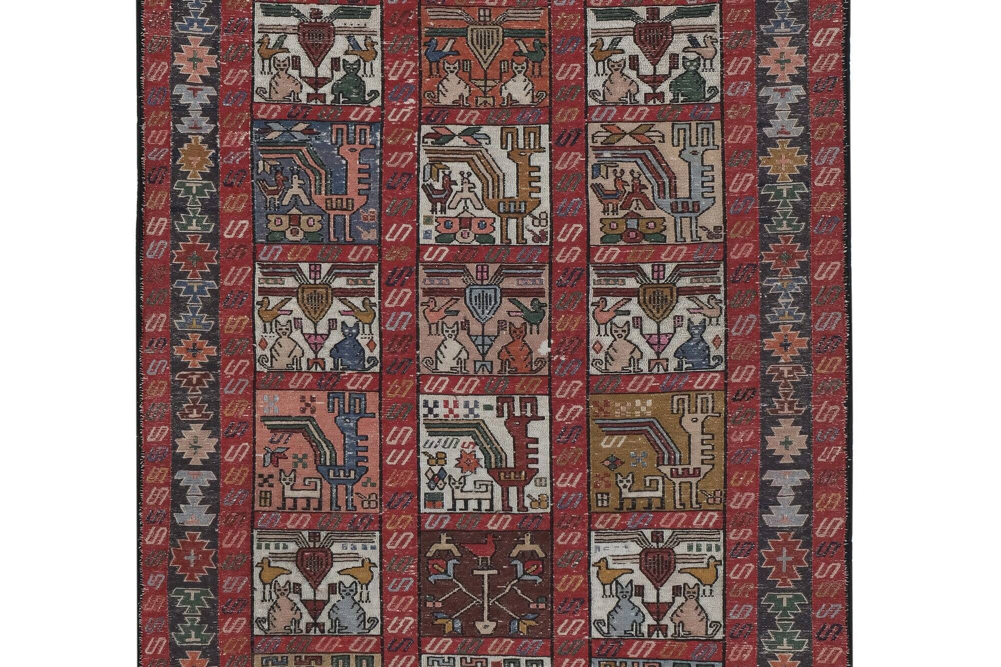 Tapis turc vintage fait main 120x185 cm