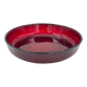 Vintage ruby red pressed glass bowl