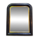 Napoleon III period mirror – Black lacquered wood & gold leaf fillet