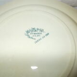 Lot of 8 flat plates iron earth Sce Maurice