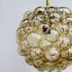 XL Helena Tynell glass bubble hanging lamp pendant, 1970s