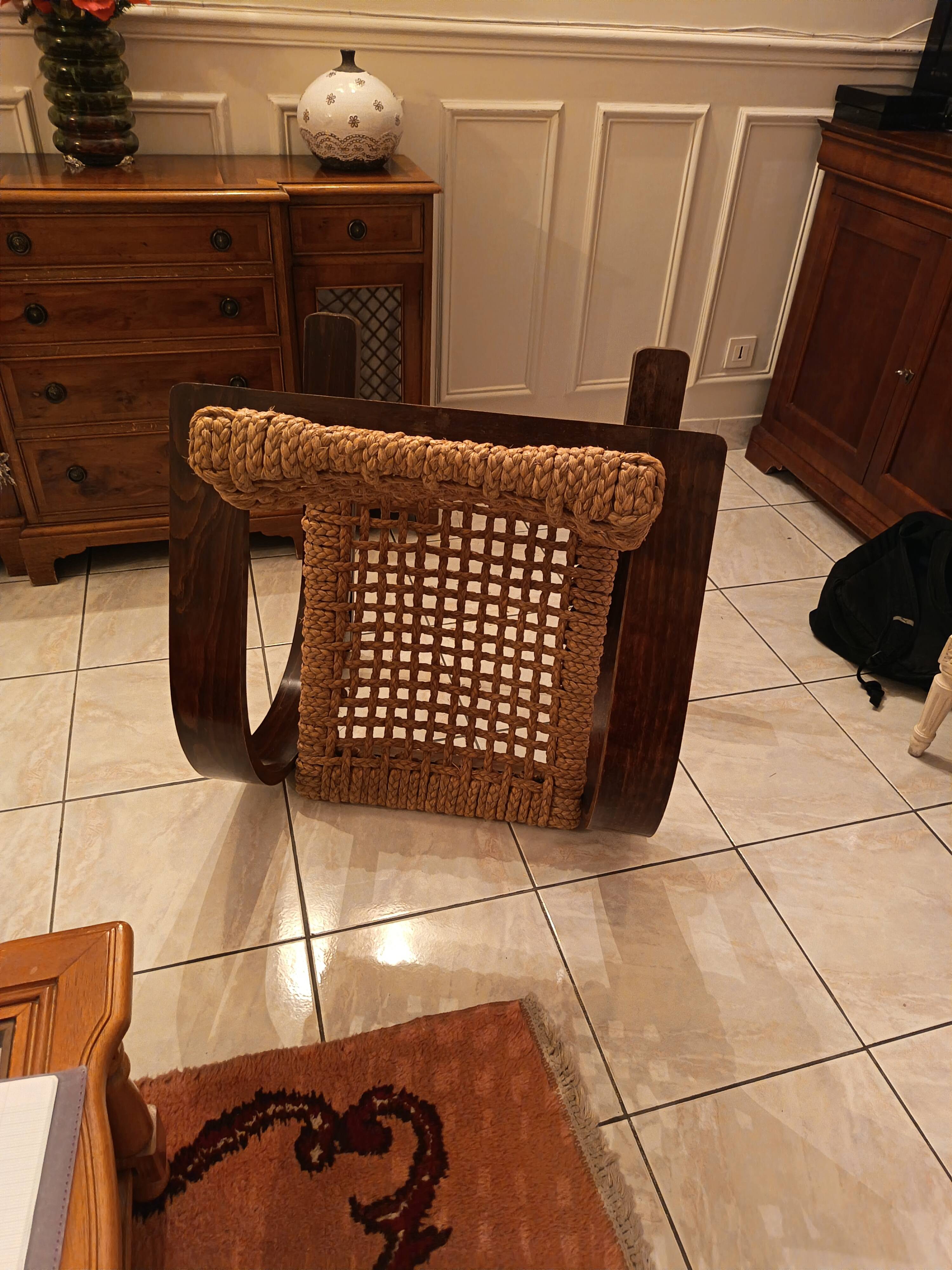 Audoux&Minet armchair Vibo Vesoul 1940s