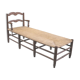 Chaise longue paillée