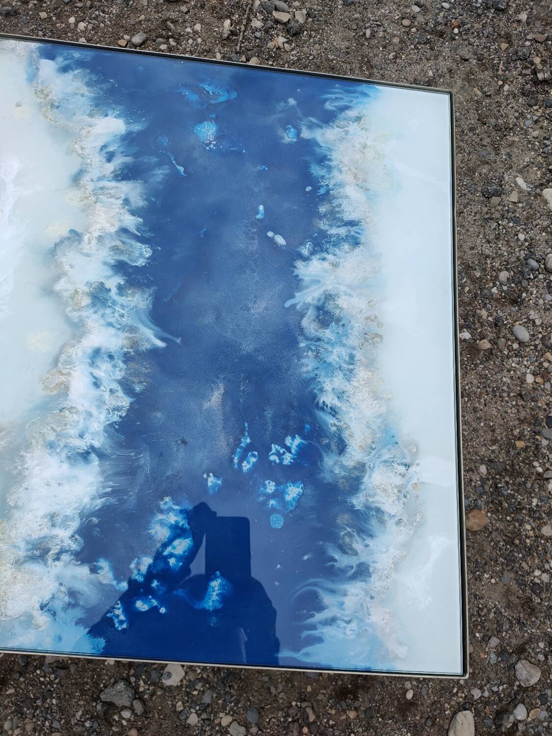 Organic glass coffee tables