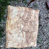 Tables de chevets en marqueterie plateau marbre style louis xv