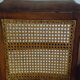 Fauteuil barbier noyer et canage Paris