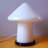 Lampe champignon en verre de Murano, 1980.