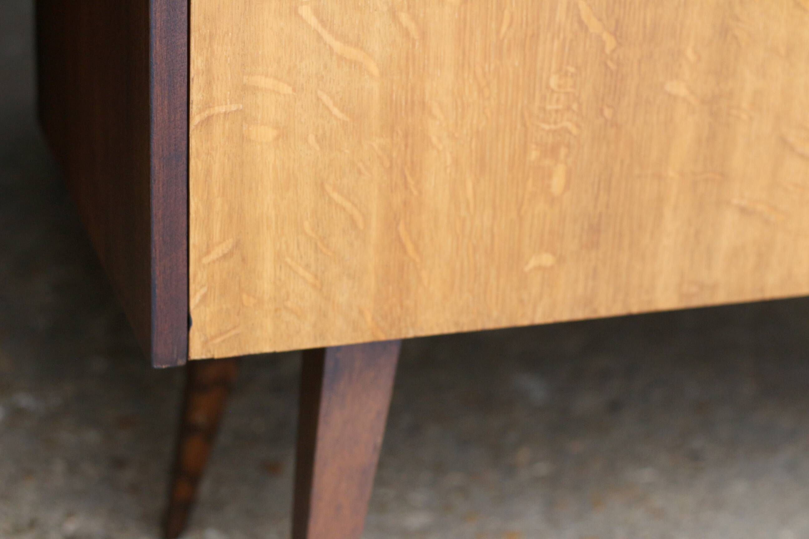 Very elegant small vintage Scandinavian sideboard.