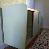 Buffet years 60 feet pastel green compass