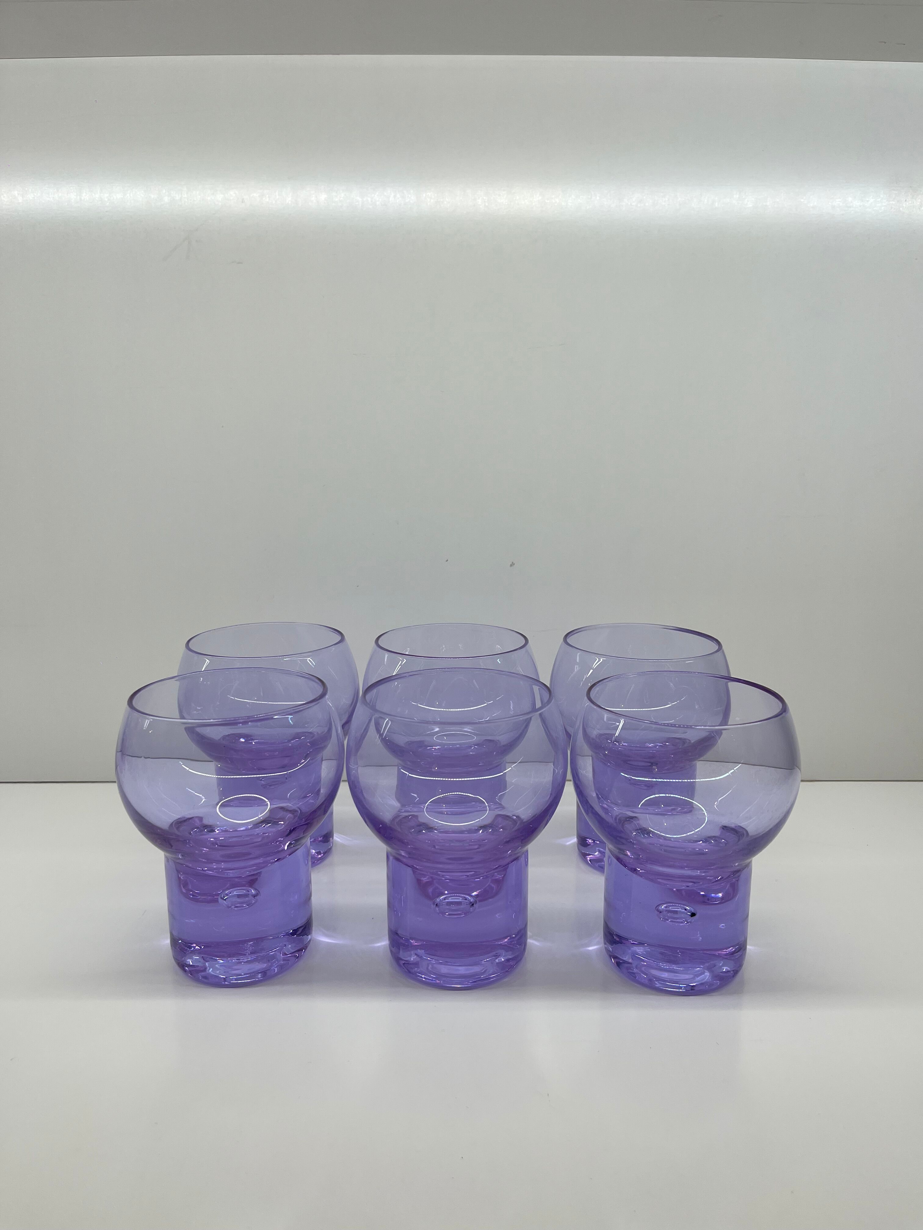 Service Complet 30 Verres Caméléon Sergio Asti pour Arnolfo di Cambio Verre