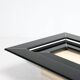 Re Quadro Coffee Table in Travertine and Lacquered Wood by Paolo Piva