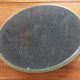 Tray with a plate gallery painted floral decoration