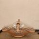 Cup with two swans Fenton Art Glass Art Deco