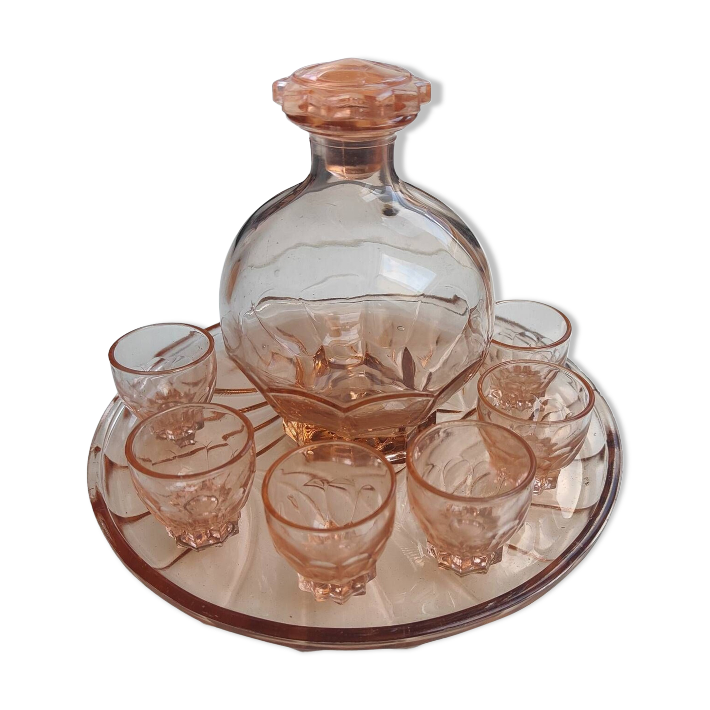 Rosaline glass liqueur service