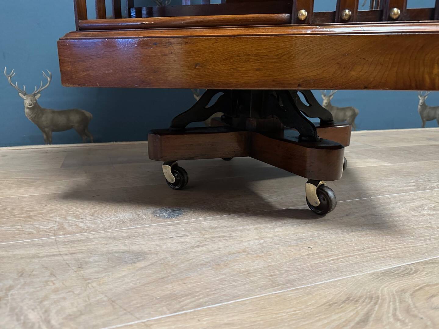 Antique revolving bookcase