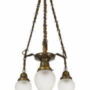 An Art Deco chandelier from the 1930s