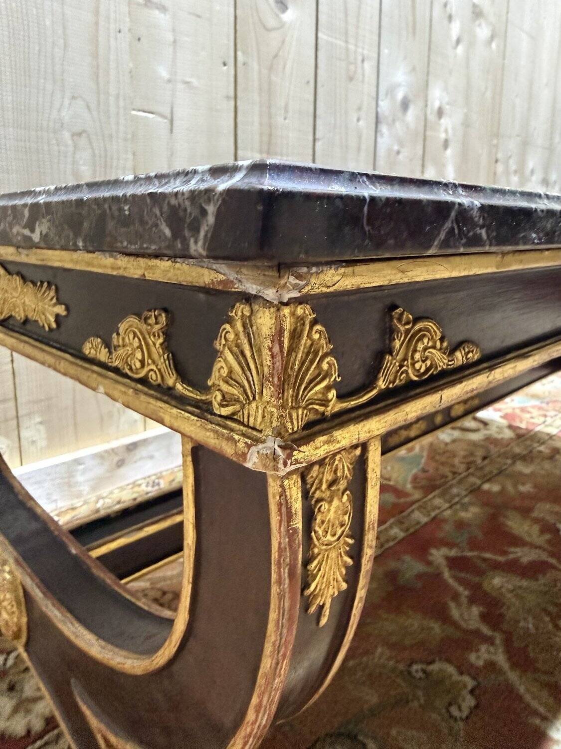 Empire-style coffee table