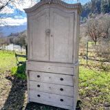 Nineteenth-century two-body sideboard.