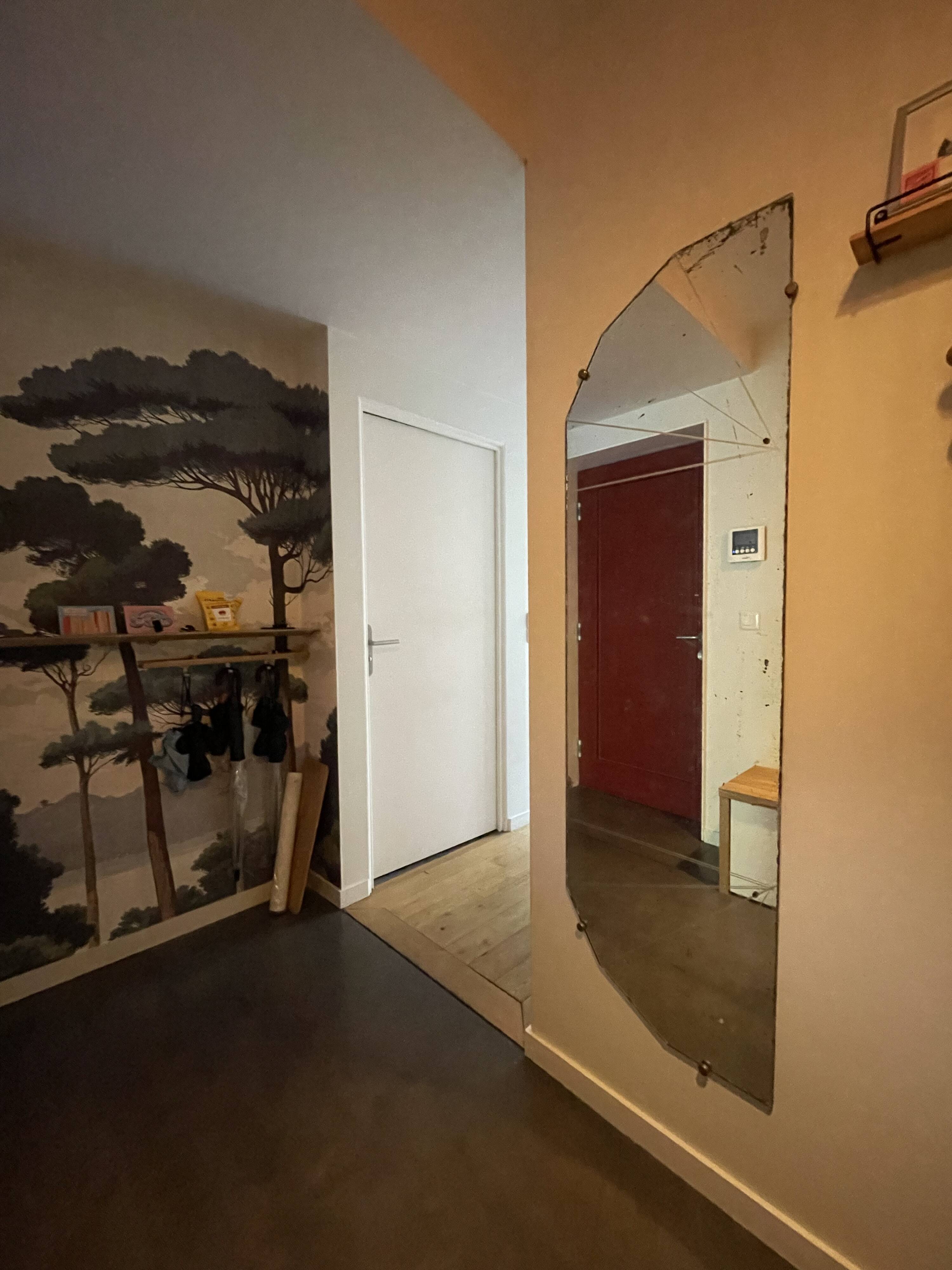 Vintage art deco mirror