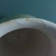Vase signed Gabet hand-painted decoration