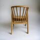 4 Chaises de bistrot en bois en forme de v