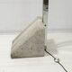 Mid-Century Modern Italian Steel and Travertine Floor Lamp, 1970s