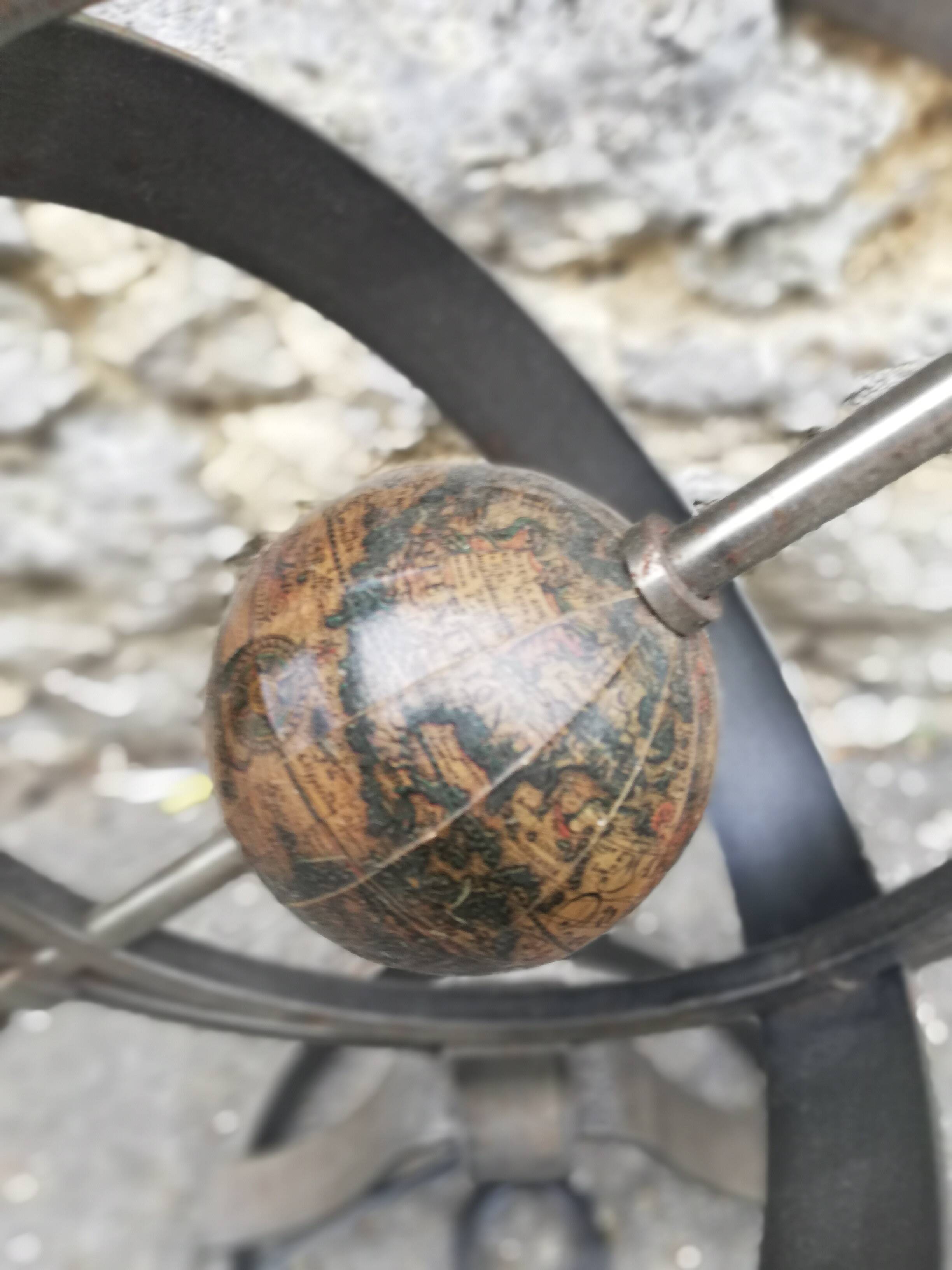 Astrolabe lamp by Jean-Pierre Ryckaert 1950