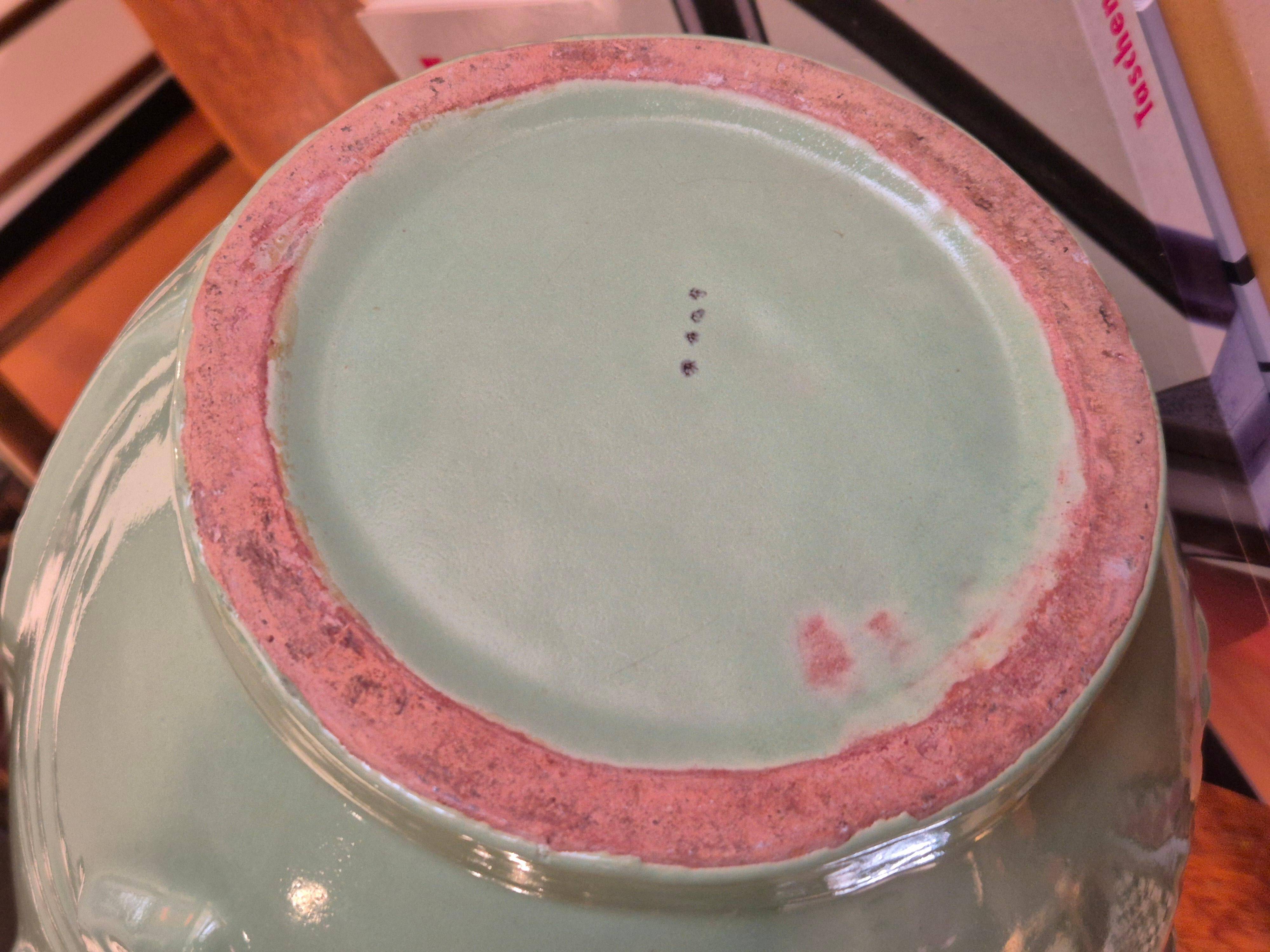 Large vase in celadon/green glazed earthenware, modern Swedish.