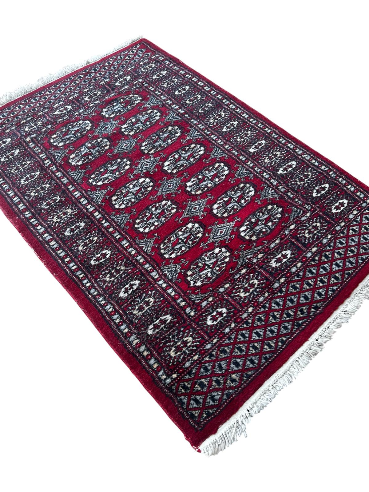 Handmade Bukhara rug 120cm x 80cm