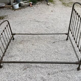 Cast iron and wrought iron bed 1950