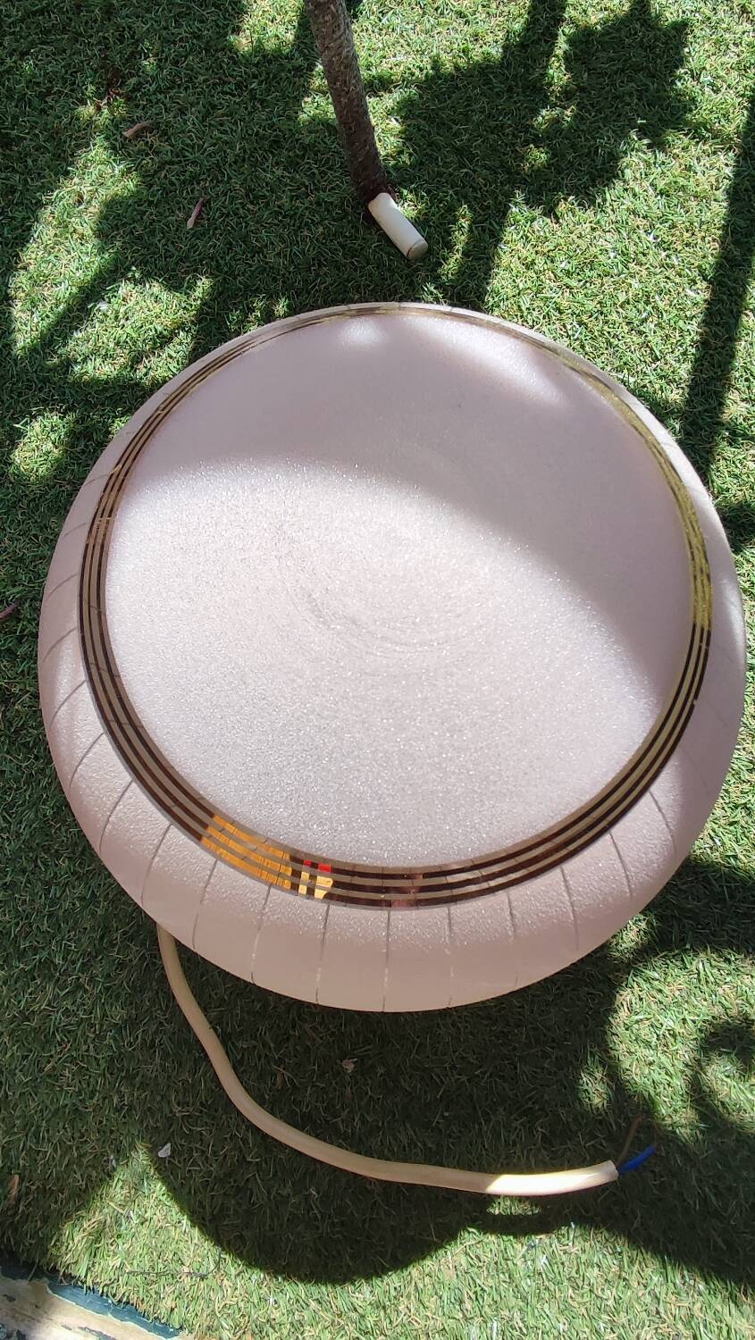 Granite pink glass ball ceiling light