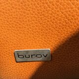 Leather sofa 1980 Burov