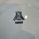Gien earthenware plate - Lorris collection - blue geometric pattern