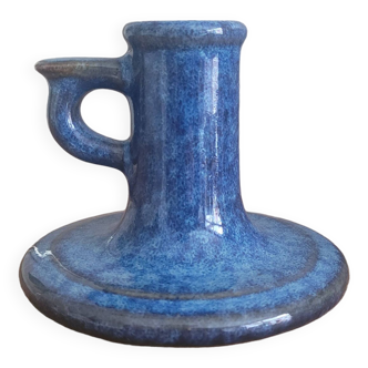 Ceramic candle holder 02 blue