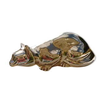 Brass cat