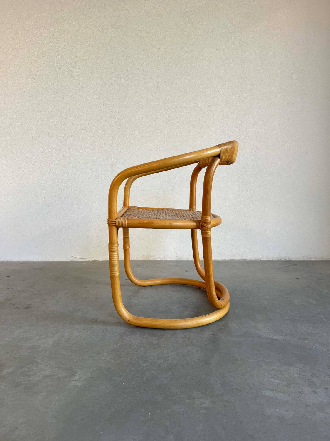 Chaises en bambou vintage