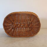 Brown wicker basket