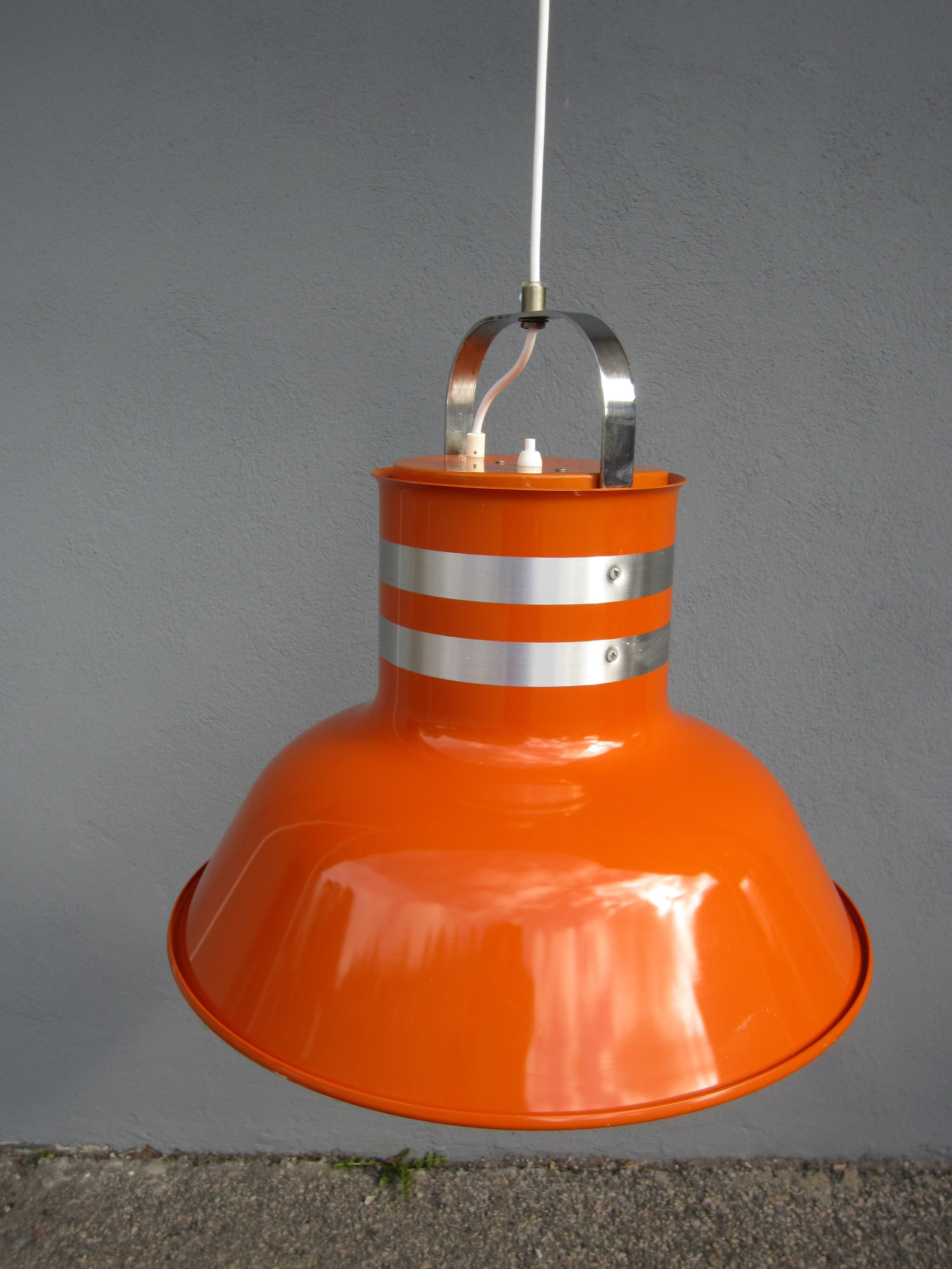 Scandinavian 70s Hinken pendant light by Per Sundstedt for Kosta Lampan