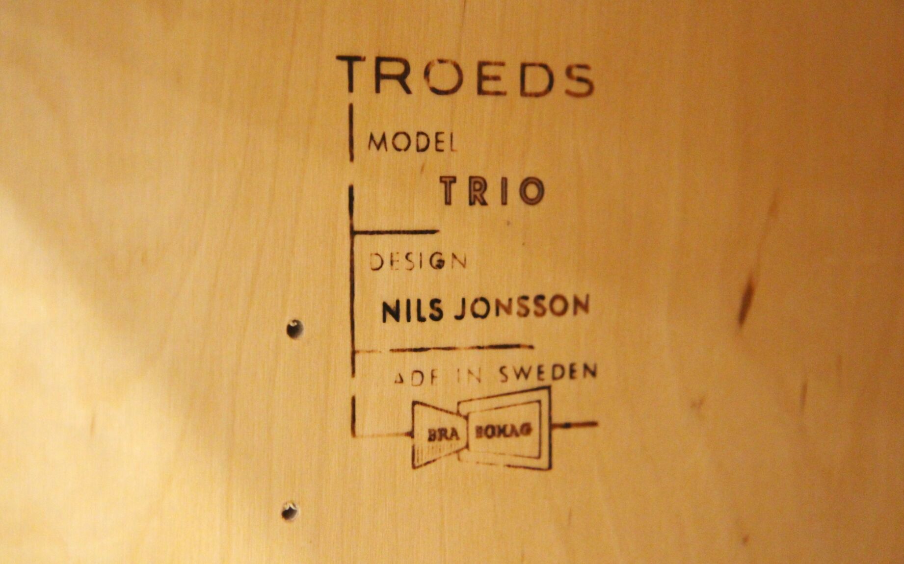 Scandinavian teak enfilade "Trio", Nils Jonsson, Troeds, Sweden, 1960
