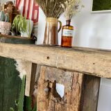 Old wooden workbench