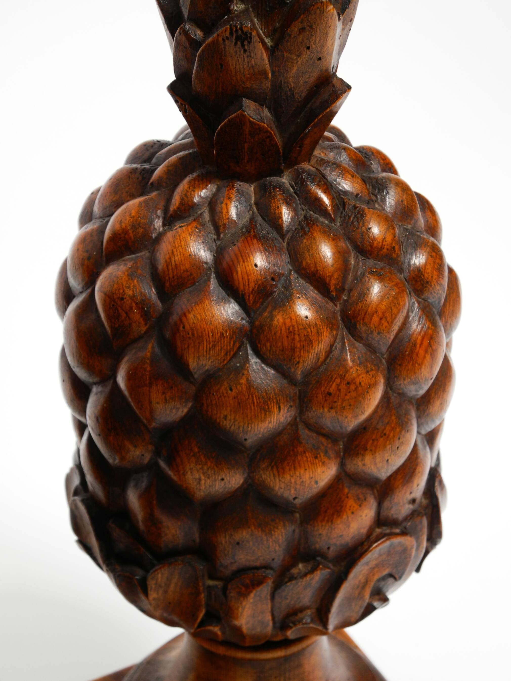 Pair of very decorative large Mid Century Modern "Pineapple" table lamps ma