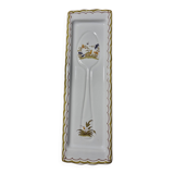 Spoon holder tray with old Moustiers decor